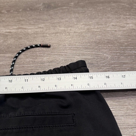 Zara Pants Mens Medium Black Cargo Joggers Drawstring 31x25 Casual Lounge Pocket - Picture 7 of 9